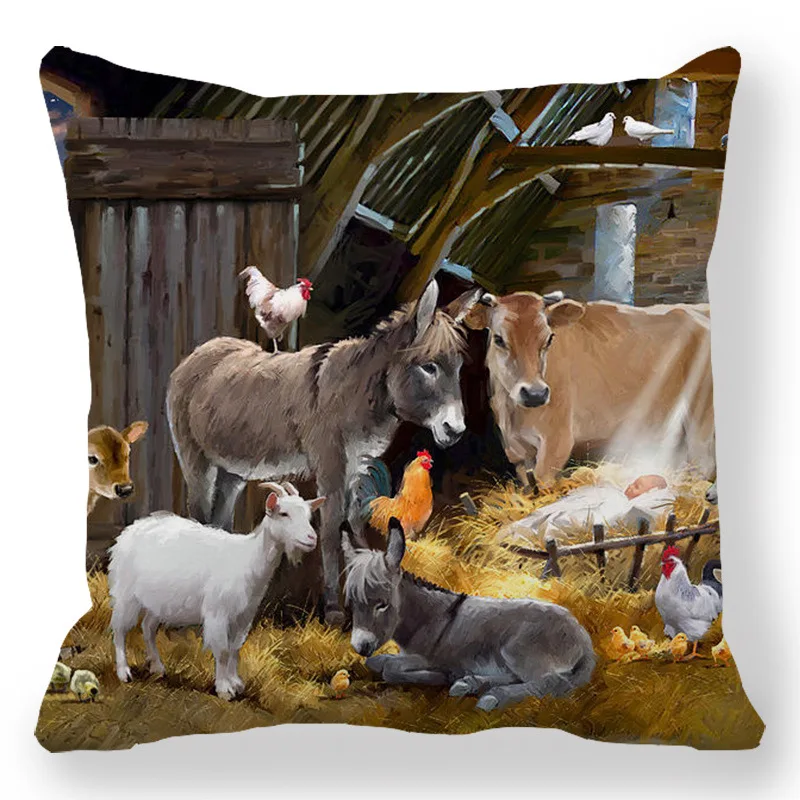 

Наволочка с принтом Санта Claus, 100% полиэстер