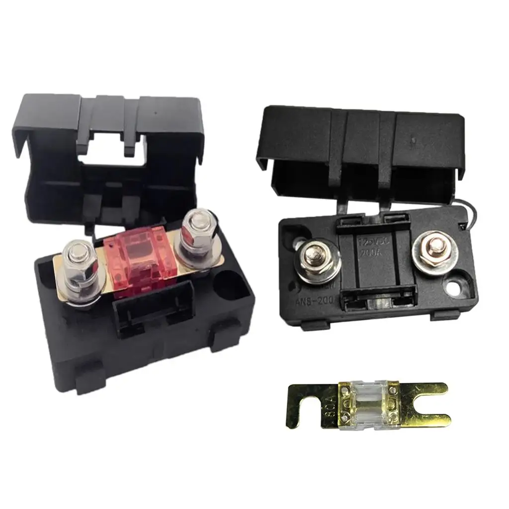 Heavy Duty ANS Midi Holder Unbreakable Base For RV Car 30A+80A | Fuses