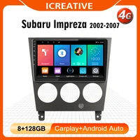2 din car radio for subaru impreza gd gg 2002 2007 multimedia video player navigation gps android 4g carplay head unit