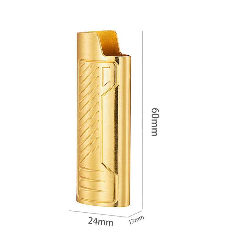 Винтажная металлическая зажигалка чехол-держатель для зажигалки BIC J6 полный