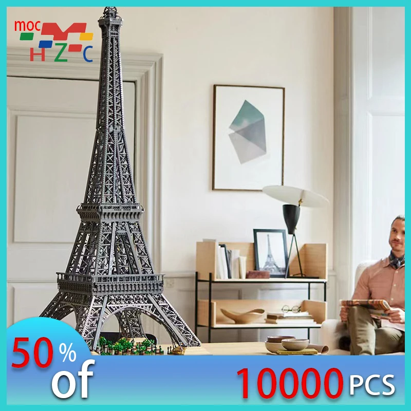 

Новые иконы 10307 Эйфелева башня 150 см архитектурная городская Модель Набор строительных блоков Кирпичи игрушки для взрослых детей подарок ...