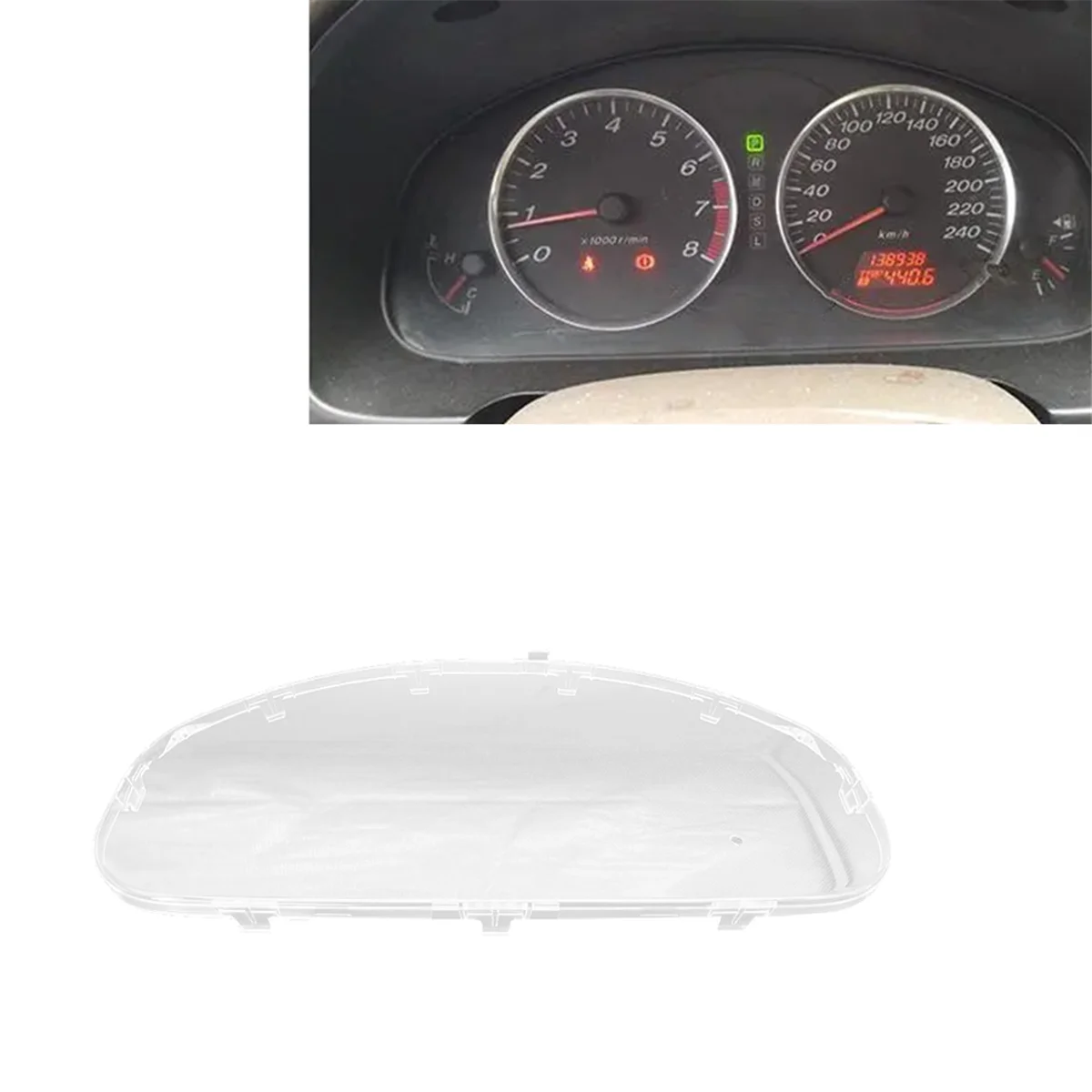 Автомобильный приборный кластер рамка спидометра крышка для Mazda 6 2002-2007 GG GJ6A55447