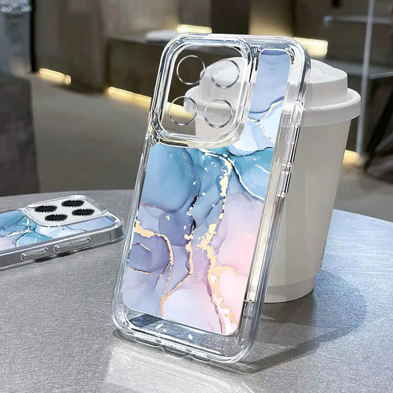 Мраморный чехол песчаника для Xiaomi Redmi Note 13 12 11 10 Pro 11s 11C Poco X6 X5 F6 M6 4G Mi Lite 5G NE 11T 13T Funda