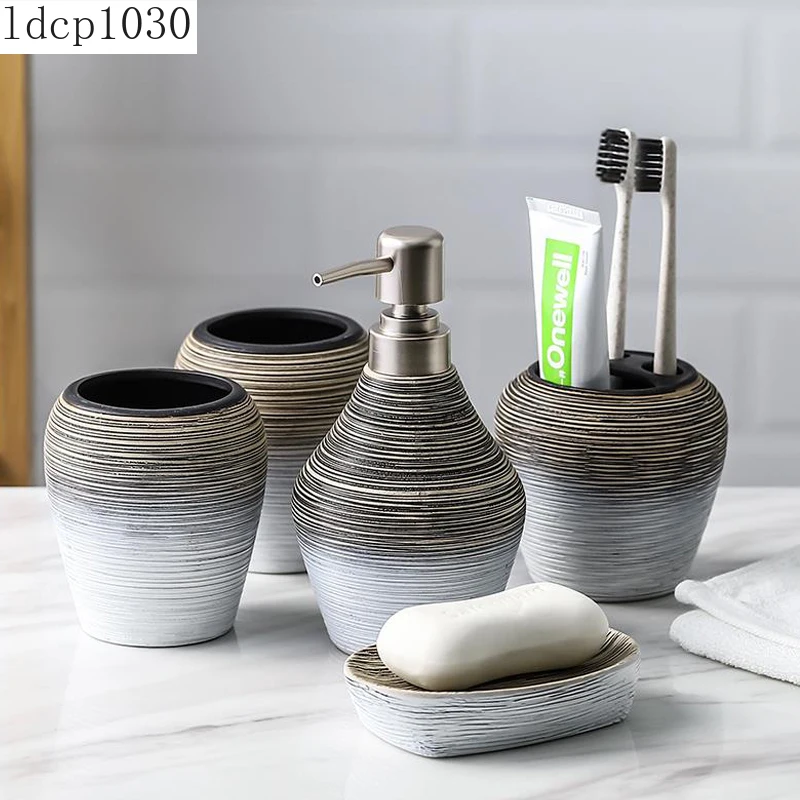 

Товары для ванной комнаты, ретро керамическое ремесло ручной работы/держатель для зубной щетки/мыльница/аксессуары для украшения ванной комнаты