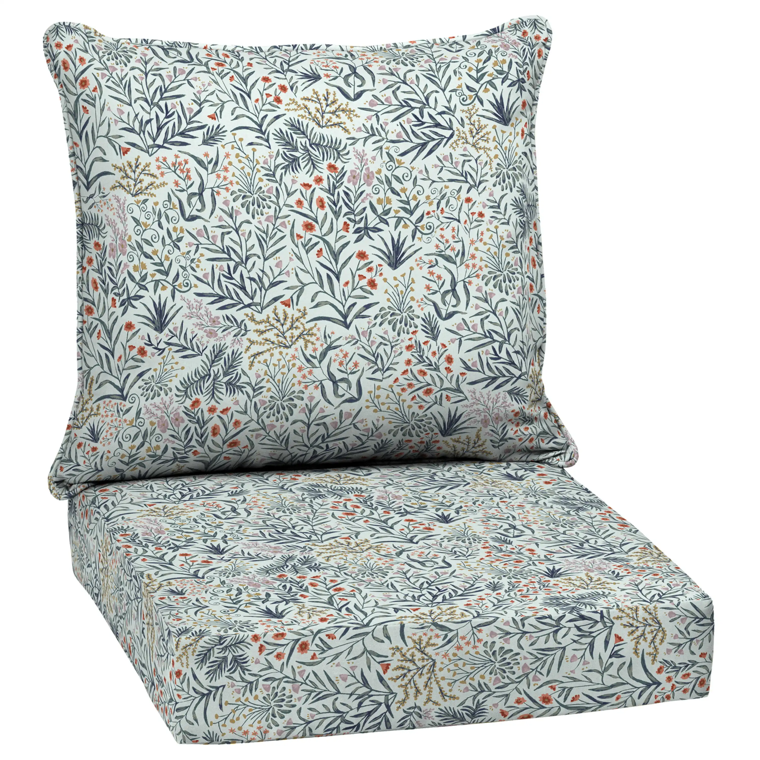 

Arden Selections Outdoor Deep Seating Cushion Set 24 x 24, Pistachio Botanical
