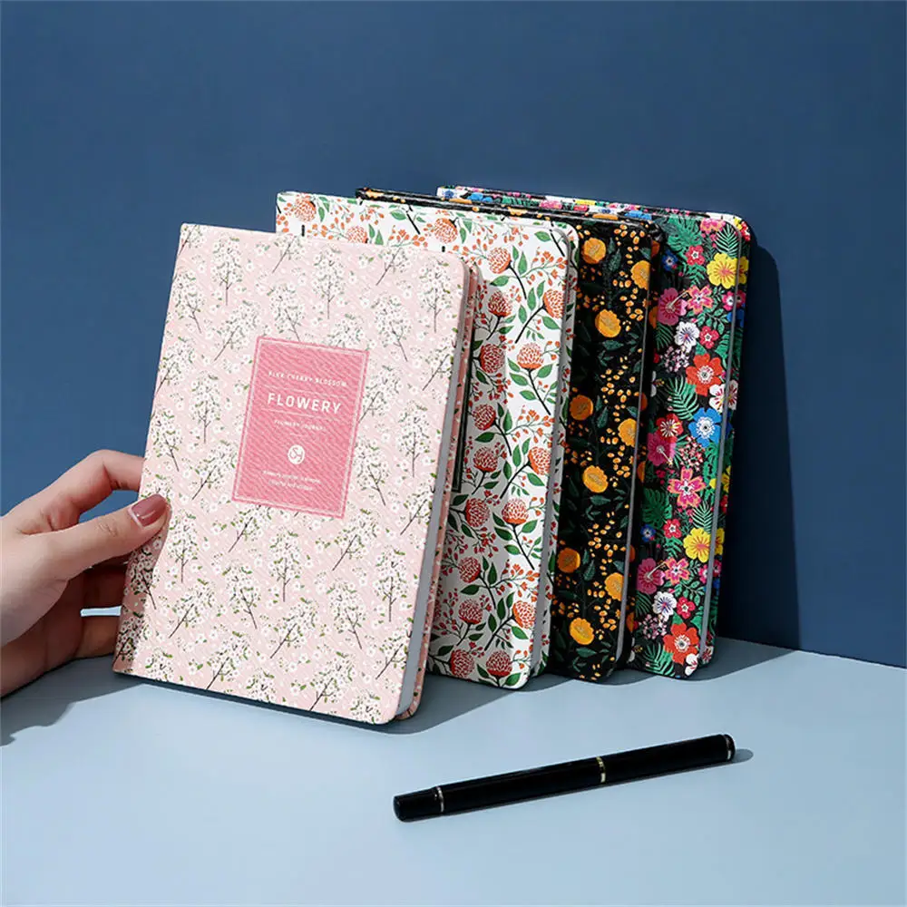 

A6/A5 Agendas Notebook Vintage Flower Schedule Diary Weekly Monthly Daily Planner Journal Notebooks For School Office Supplies