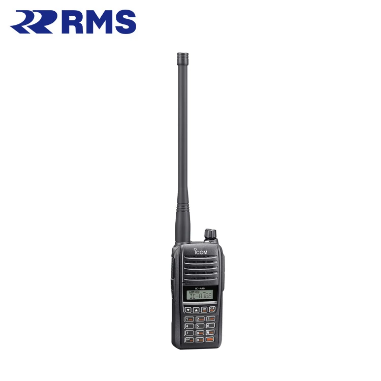Фото Портативная VHF-радиостанция для авиационного диапазона 118-136 МГц, 6 Вт PEP, ЖК-дисплей, клавиатура, ICOM IC-A16E №2