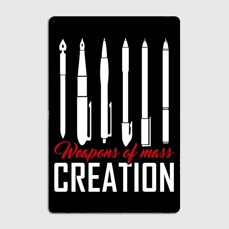 Металлическая вывеска Author Writer Literature