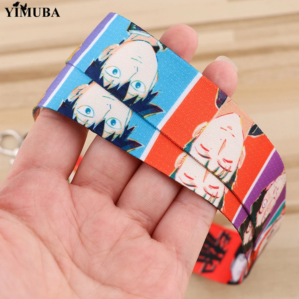 Японские ремешки для ключей с мотивом аниме мобу саико Hyaku маскарадный ремешок на