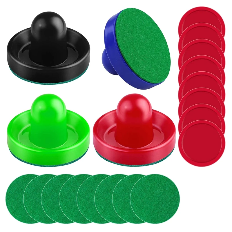 

Air Hockey Pushers And Air Hockey Pucks Air Hockey Paddles, Goal Handles Paddles Replacement Accessories For Game Tables