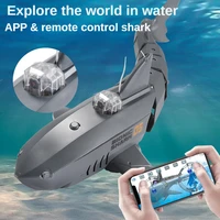 simulation 2 4g remote control shark toy childrens electric net red wireless movable underwater submarine model