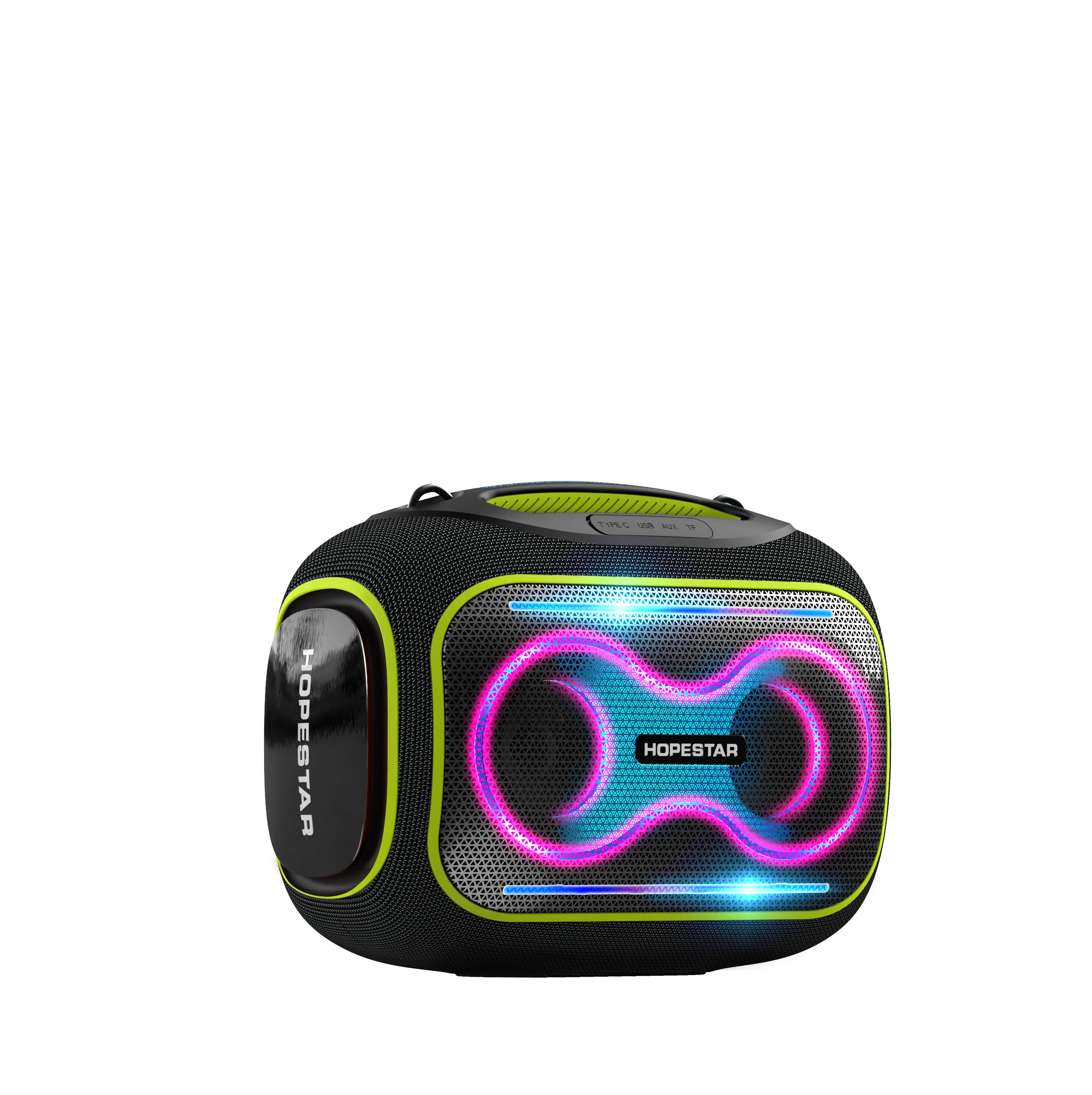 Фото Портативная Bluetooth-колонка HOPESTAR PARTYBOX 140 80W с RGB-подсветкой, микрофоном и аккумулятором 12500 мАч №1