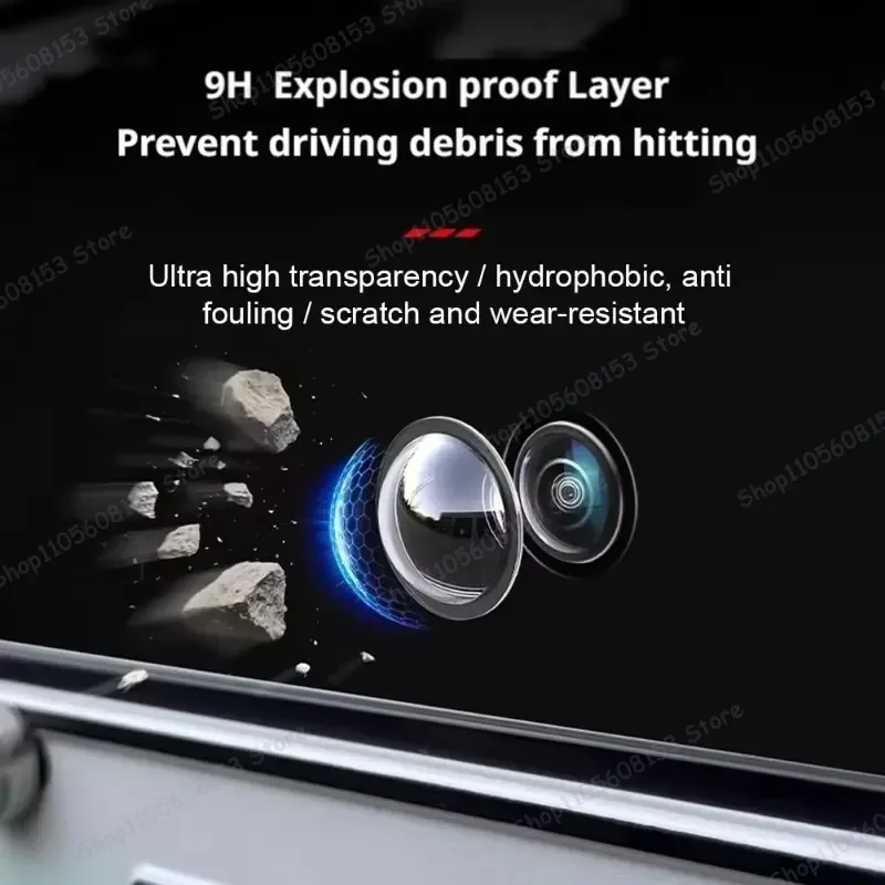 Фото Для BMW 7 серии F01 F02 G11 G12 G70 2015–2026: Защитная наклейка на объектив камеры заднего вида 360° из поликарбоната, устойчивая к царапинам №4