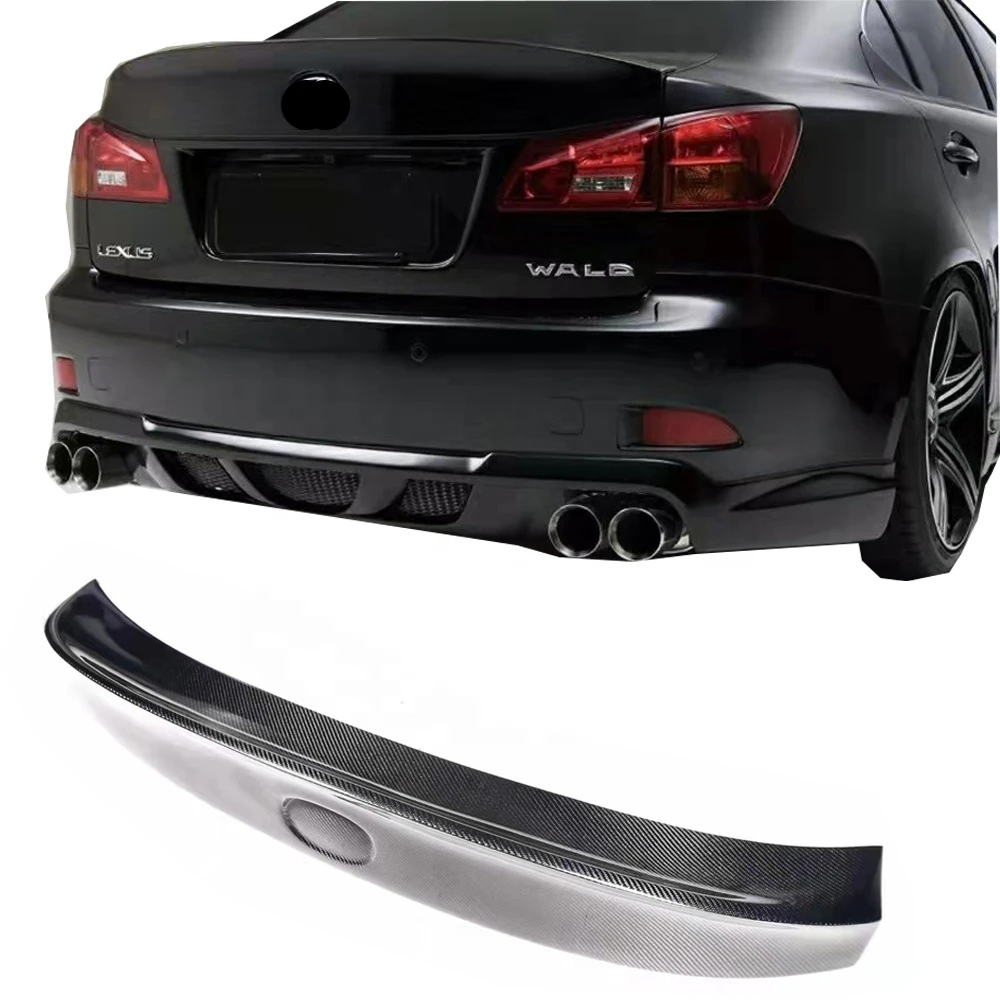 Фото Автомобильный спойлер для Lexus is250 2006-2012 is250 is300 is350, задний спойлер в стиле вельда, материал из углеродного волокна, задний багажник, хвостовое крыло №2