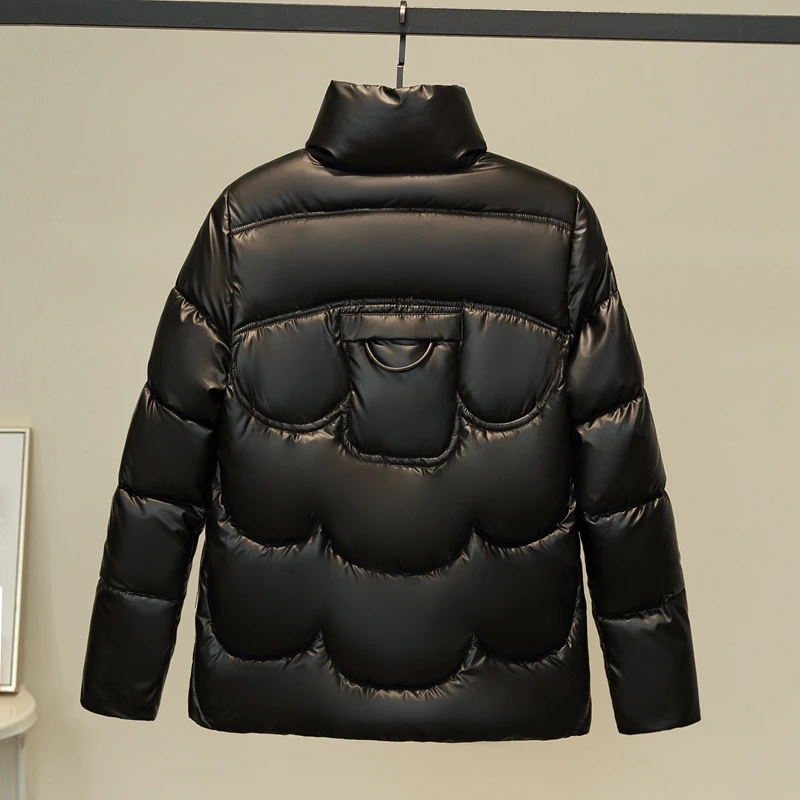2023 Women Winter Jacket Parkas New Fashion Youth Slim Stand Collar Casual Street Warm Autumn Winter Coat Female