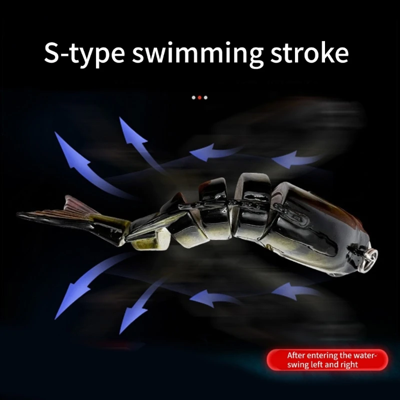 5 шт. многосоставные приманки для плавания имитация рыбы тилапии искусственные