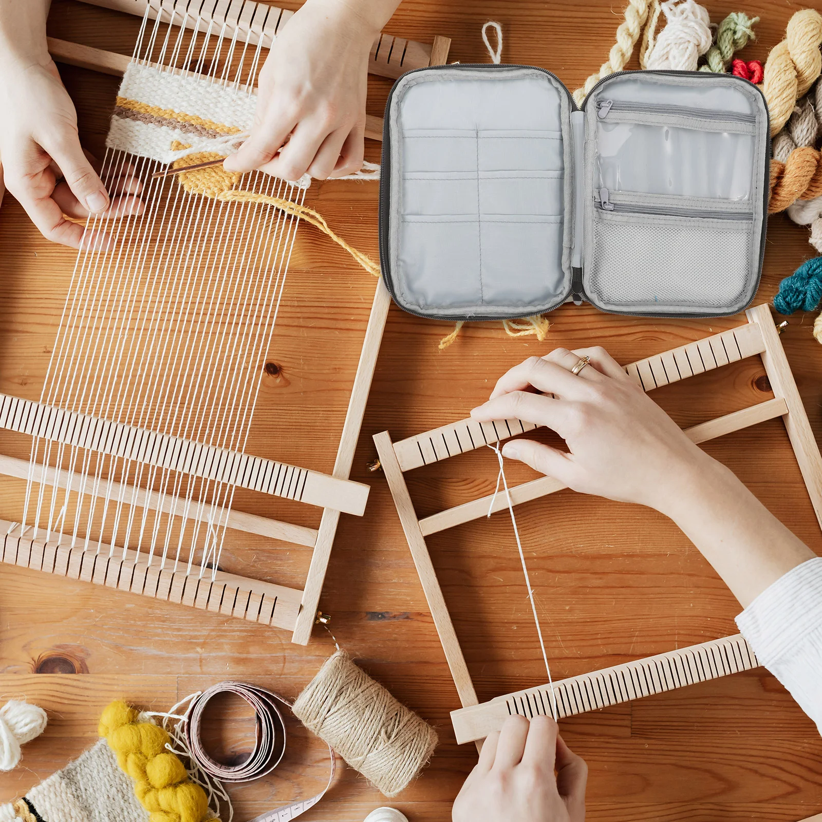 Карманный органайзер дорожная сумка для свитера иглы переноски вязания крючком