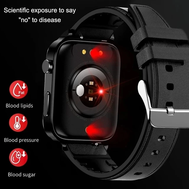 Smart Watch Men Blood Sugar Sangao Laser Treat Health Heart Rate Blood Pressure Sport Smartwatch Women Glucometer Watch 4