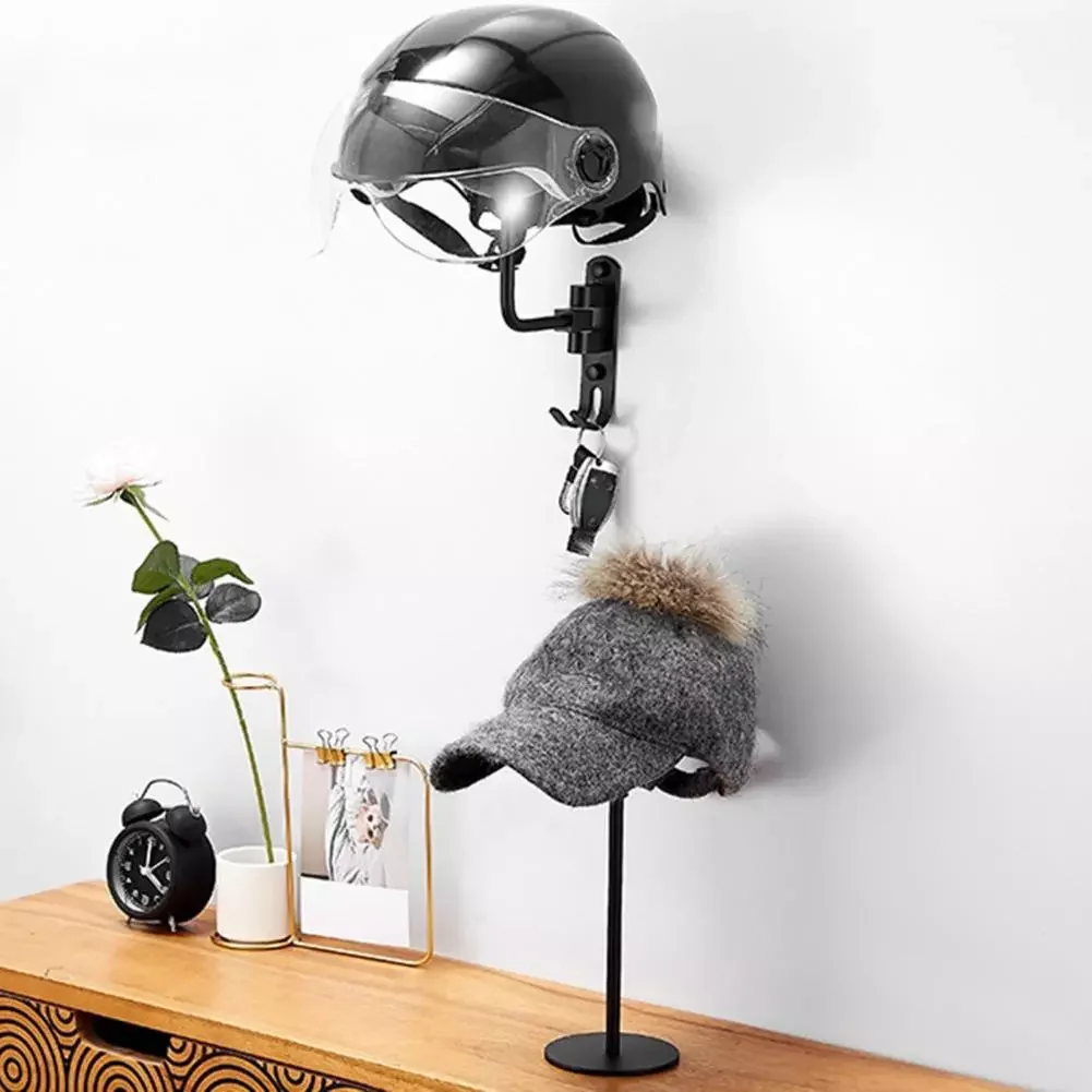 Космическая Алюминиевая Подставка для шлема держатель шляпы настенный крючок