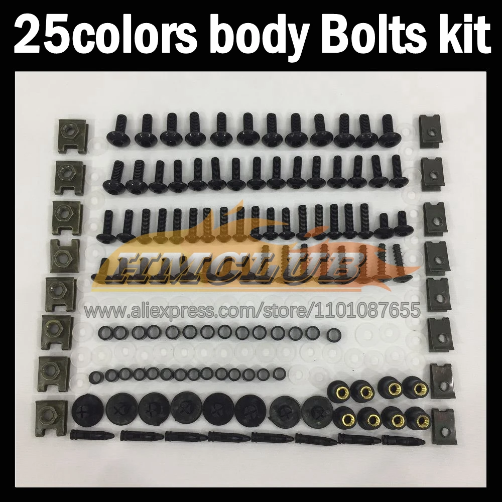 

268ps Full Screws Kit Body bolt For HONDA CBR250RR MC19 CBR250 RR CBR 250RR CBR 250 RR 88 89 1988 1989 Fairing bolts screw NutS