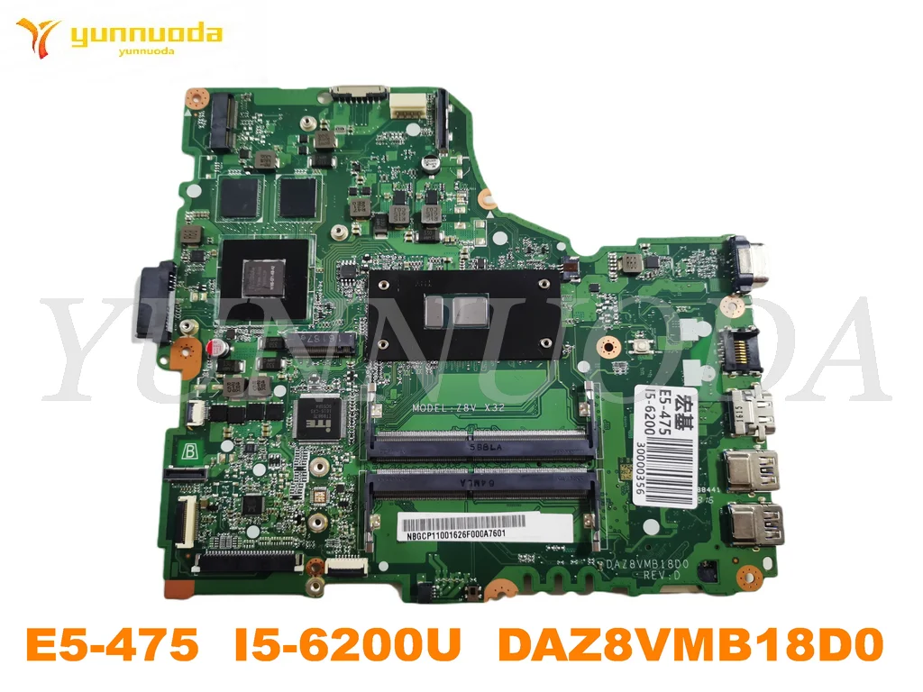 

Оригинальная материнская плата для ноутбука ACER E5-475 E5-475G DAZ8VMB18D0, протестирована, хорошая Бесплатная доставка