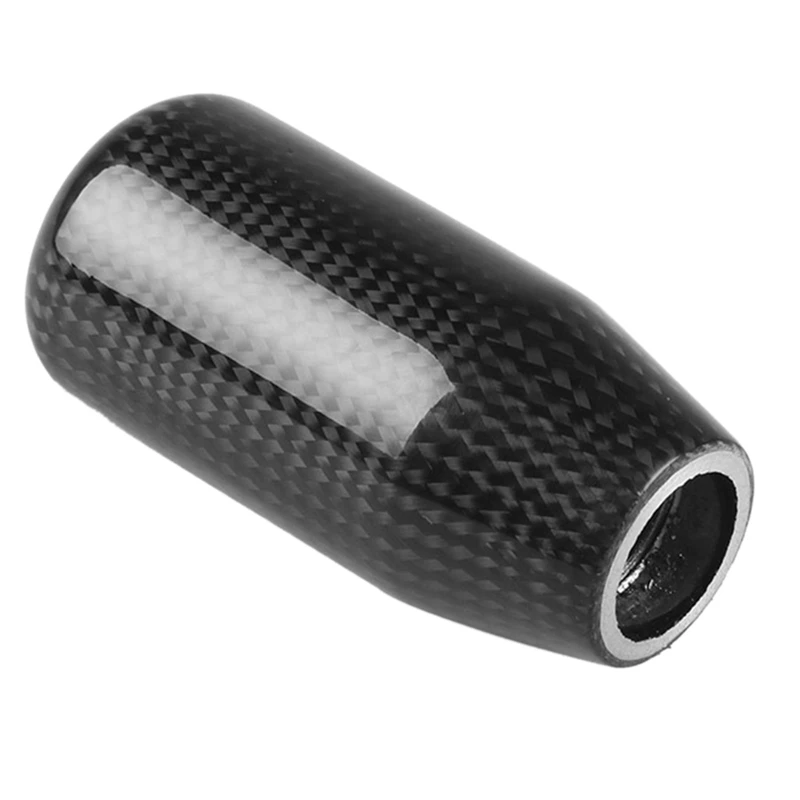 

Стильная универсальная ручка переключения передач из углеродного волокна с 3 адаптерами для большинства автомобильных украшений, Классическая