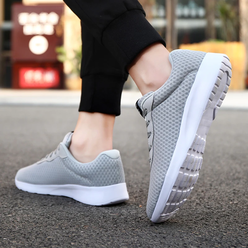 Sneakers Men's Casual Shoes Lace-Up Walking Shoes Women's Breathable Mesh Breathable Tennis Lightweight Unisex Sneakers