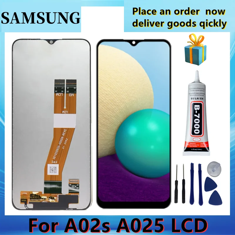 ЖК-дисплей и сенсорный датчик в сборе для Samsung Galaxy A02s A025M A025F/DS