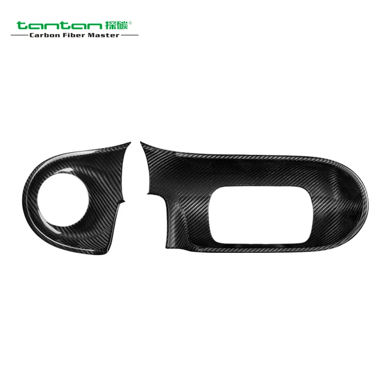 

Carbon Fiber Dashboard Central Control Panel For Smart 453 Fortwo Forfour Carbon Fiber Interior Accessories