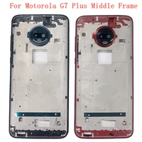 middle frame lcd bezel plate panel chassis housing for motorola moto g7 plus phone metal middle frame repair parts