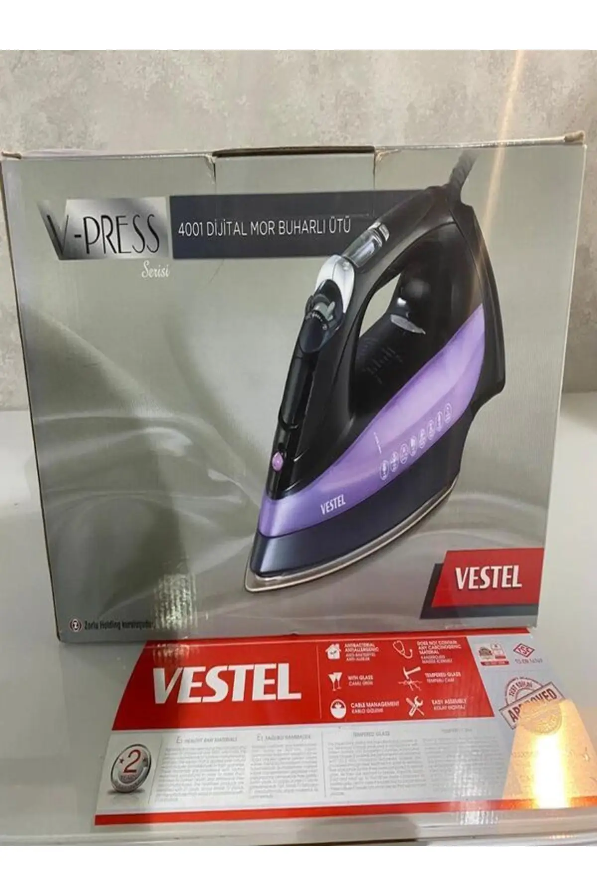 

Цифровой Фиолетовый отпариватель V-press 4001