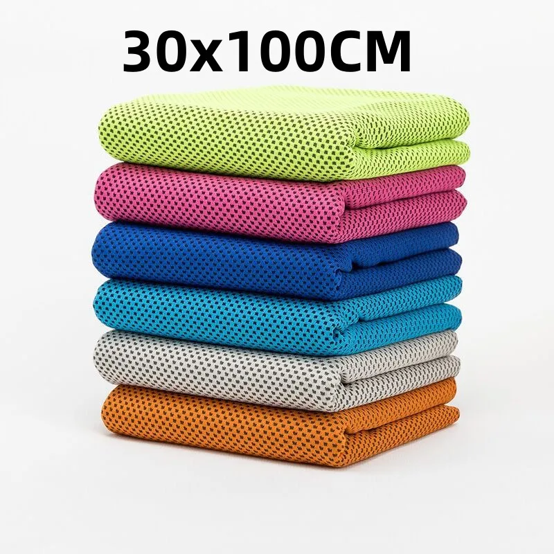 Quick-dry Summer Thin Travel Breathable Beach Towel Outdoor Sports Running Gym Yoga Camping Cooling Scarf