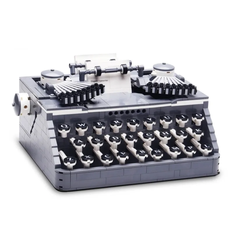 

1136PCS MOC Classic Typewriter Building Blocks 21327 Idea Series Vintage Marking Machine Bricks Toys Gifts for Children Kids