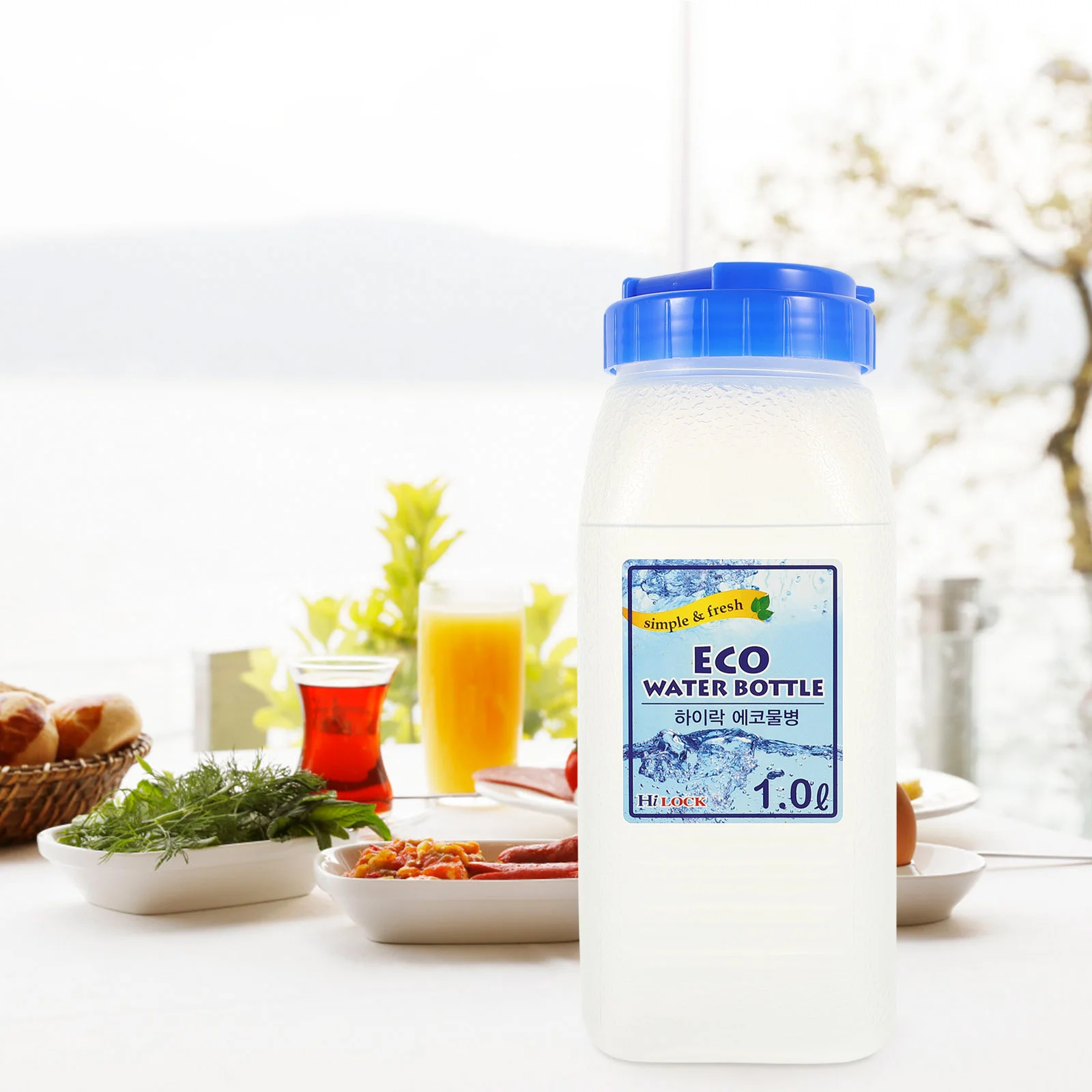 Бутылка для воды в корейском стиле холодный кувшин утолщенный пластиковый