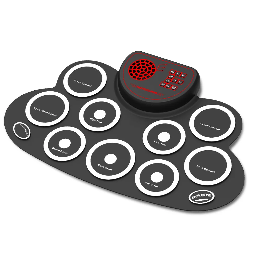 

Digital Trigger Electronic Drums Instruments Percussion Double Drum Pedal Practice Pad Adults Eletronicos Music Equipment