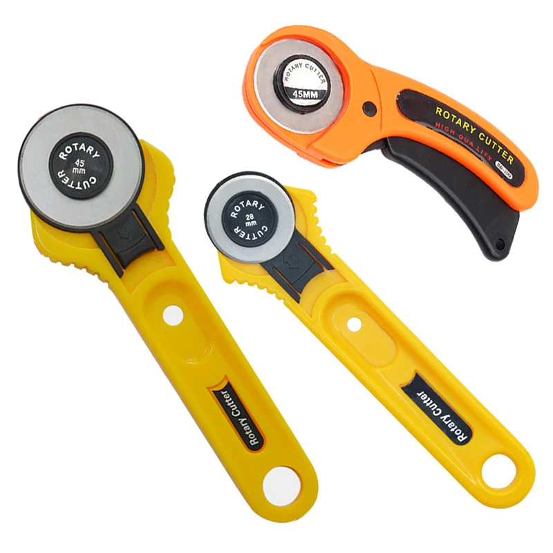 

Rotary Cutter For Leather Set Blades For Fabric 28Mm Circular Quilting Cutting Patchwork Cut Tool Quilter Leather Cutter