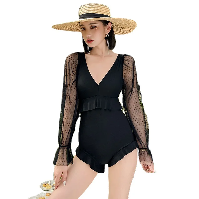 Повседневный Цельный купальник женский купальный костюм для серфинга плавленый