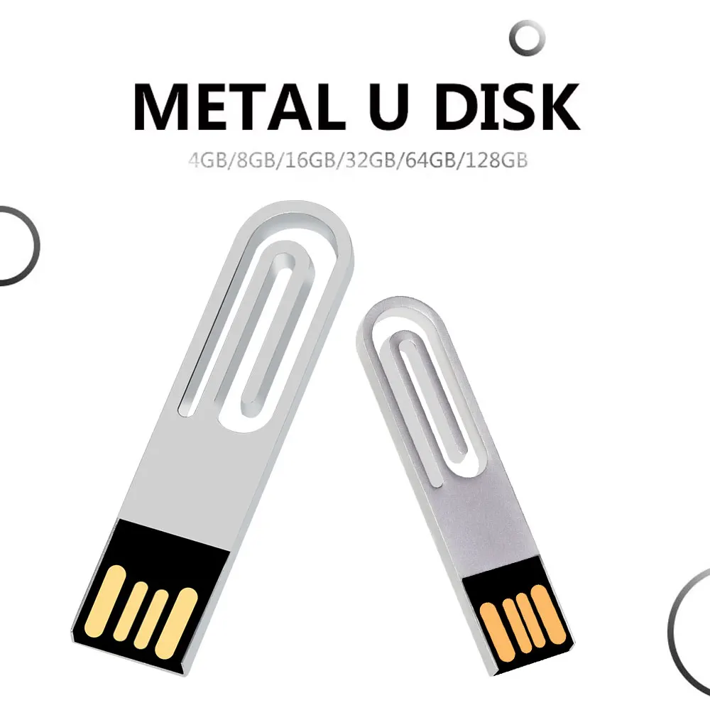 USB-флеш-накопитель металлический 4-128 ГБ