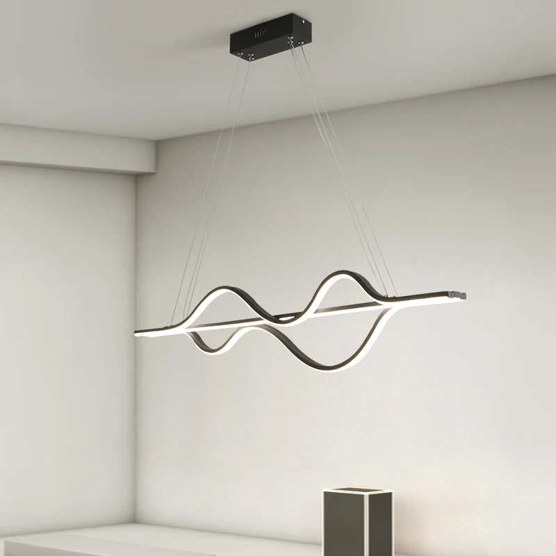 

NEO Gleam Length 1000mm Dimmable RC Modern Led Pendant Lights For Dining Room Kitchen Room Bar Hanging Pendant Lamp Fixtures