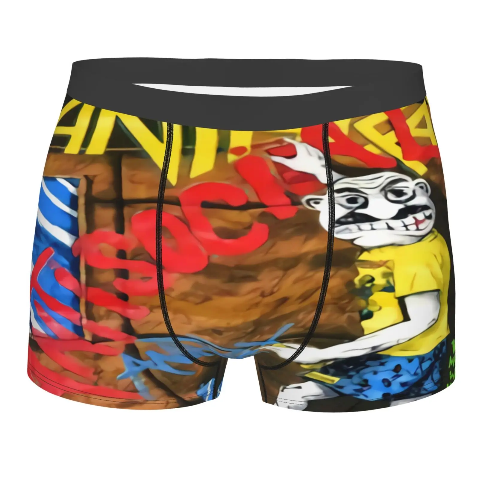 

Мужские и женские трусы-боксеры Antrax Antisocial Usa Sanfonada Tour, забавные Трусы из полиэстера