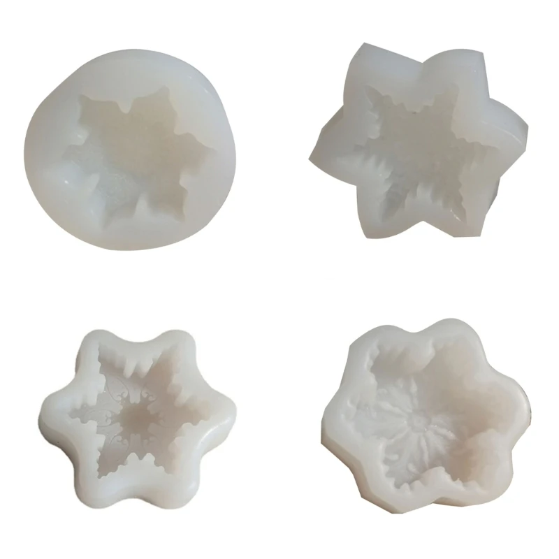 

Формы в форме снежинки для рукоделия, формы для мыла ручной работы, форма для свечей для рукоделия