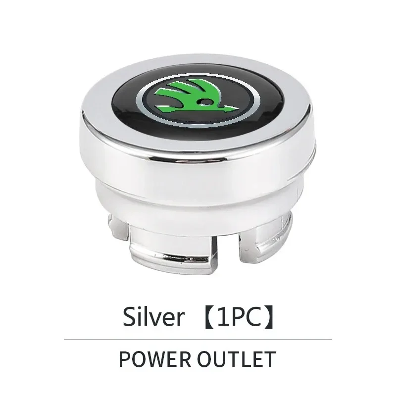 

Автомобильный прикуриватель, защитный чехол для кнопки, пылезащитный колпачок, аксессуар для интерьера для Skoda Octavia a5 a4 Fabia Superb Rapid Yeti