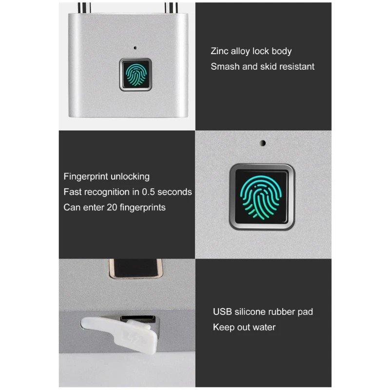 Y166 Безопасные навесные замки с отпечатками пальцев. Модернизация