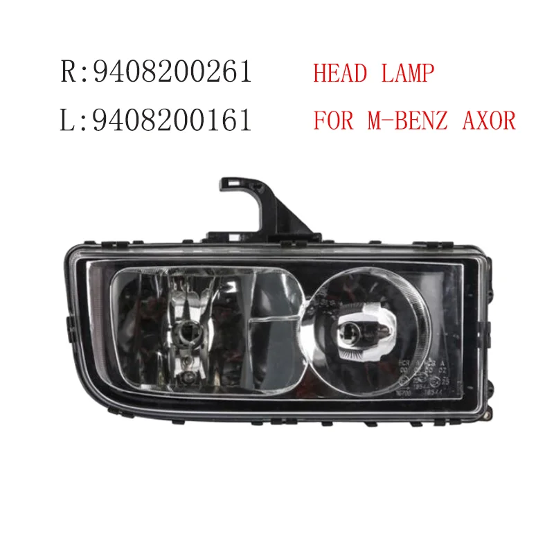 1 Pair For MB Truck Body Parts Head Light 9408200261 9408200161 For M-Benz AXOR