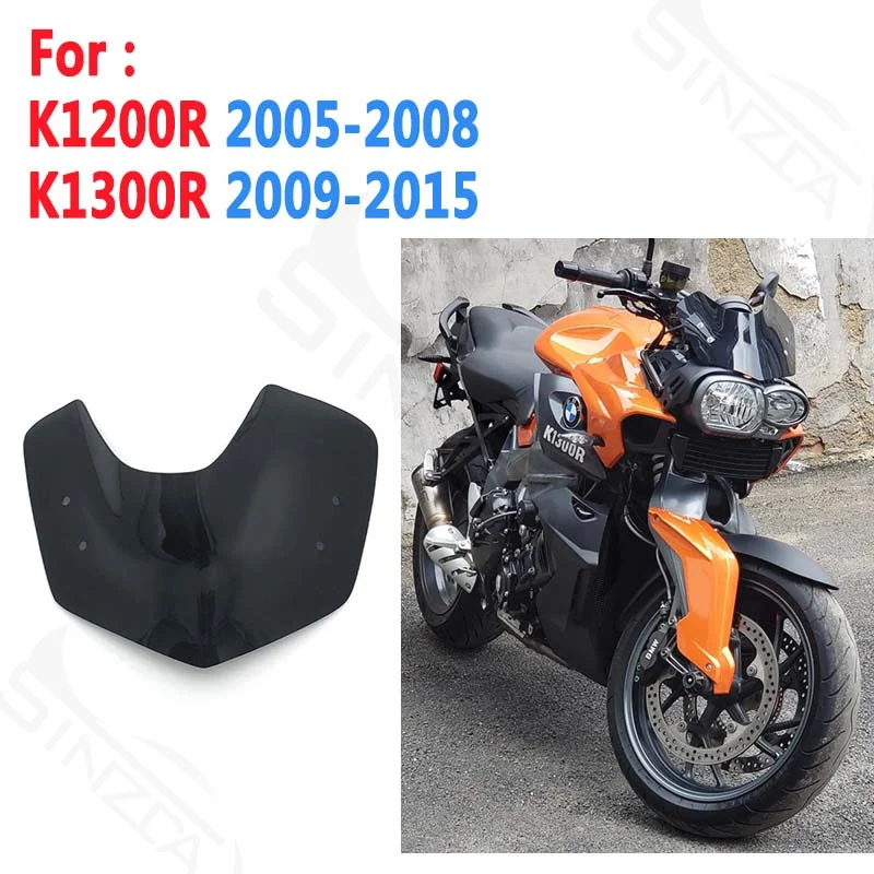 Ветровое стекло для BMW K1200R K1300R K1300R 2009-2015 2011 2012 2013 2014 K1200R 2005 2006 2007 2008 ветрозащитные дефлекторы