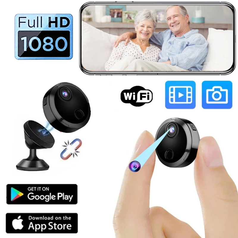 

HDQ15 Mini Camera HD 1080P Wifi Wireless Micro Cam Security Protection Monitor Smart Home Video Remote Surveillance Recorder