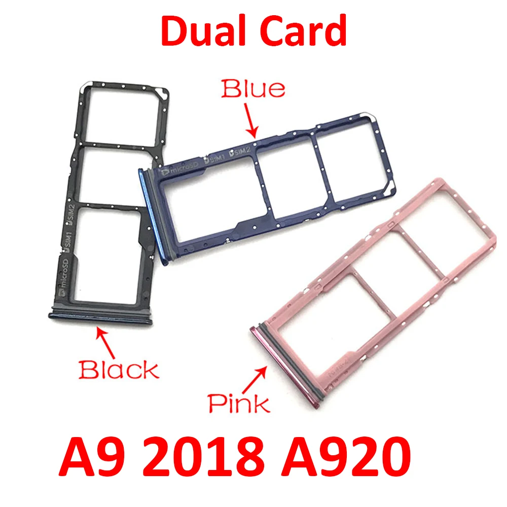 Фото 50 шт., для Samsung A10 A20E A20 A30 A40 A50 A60 A70 A80 A920 A750 A720 лоток для SIM-карты, ящик для чипа, держатель, адаптер, аксессуары №4