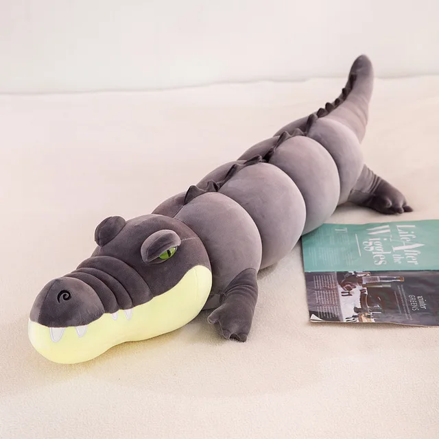 

Baby's birthday gift simulated Crocodile plush cartoon Long Sleep Pillow Super soft plush toy cushion pillow