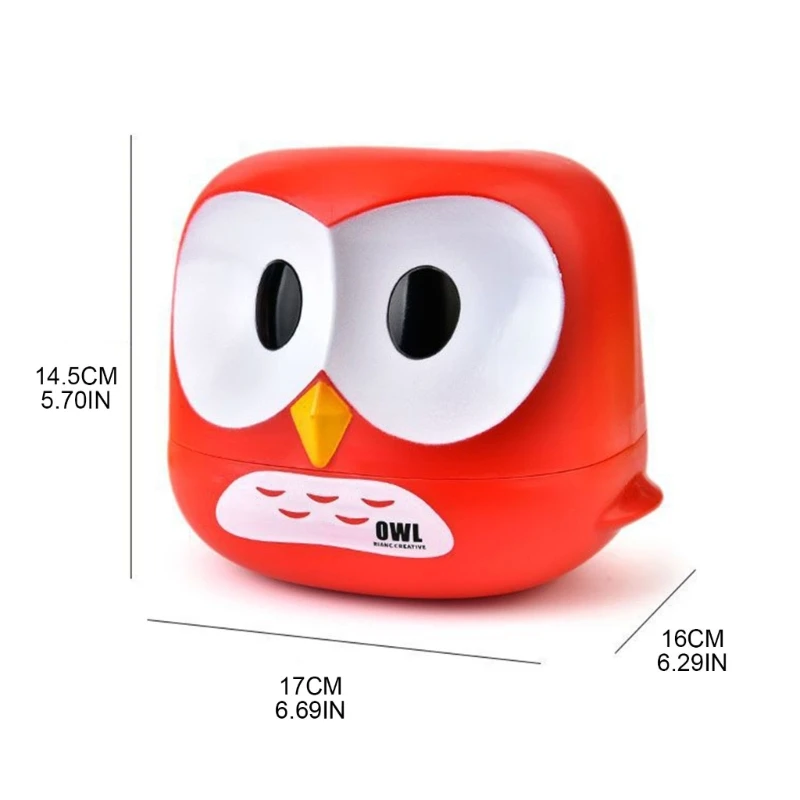 

Настольная бумажная коробка для ресторана, милая сова, коробка для салфеток, пластиковое украшение, органайзер для салфеток в гостиную для детской комнаты