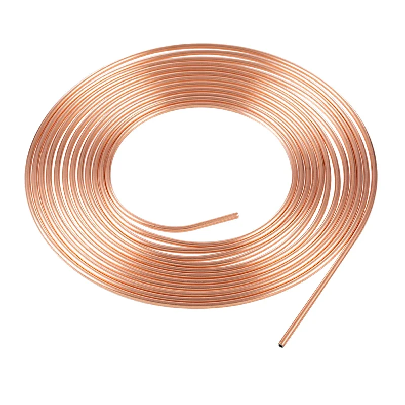 

Автомобильная Катушка для тормозной трубы, 25 футов, 7,62 м, внешний диаметр 3/16 дюйма, медная никелевая Тормозная труба, тройная трубка, антикоррозийная